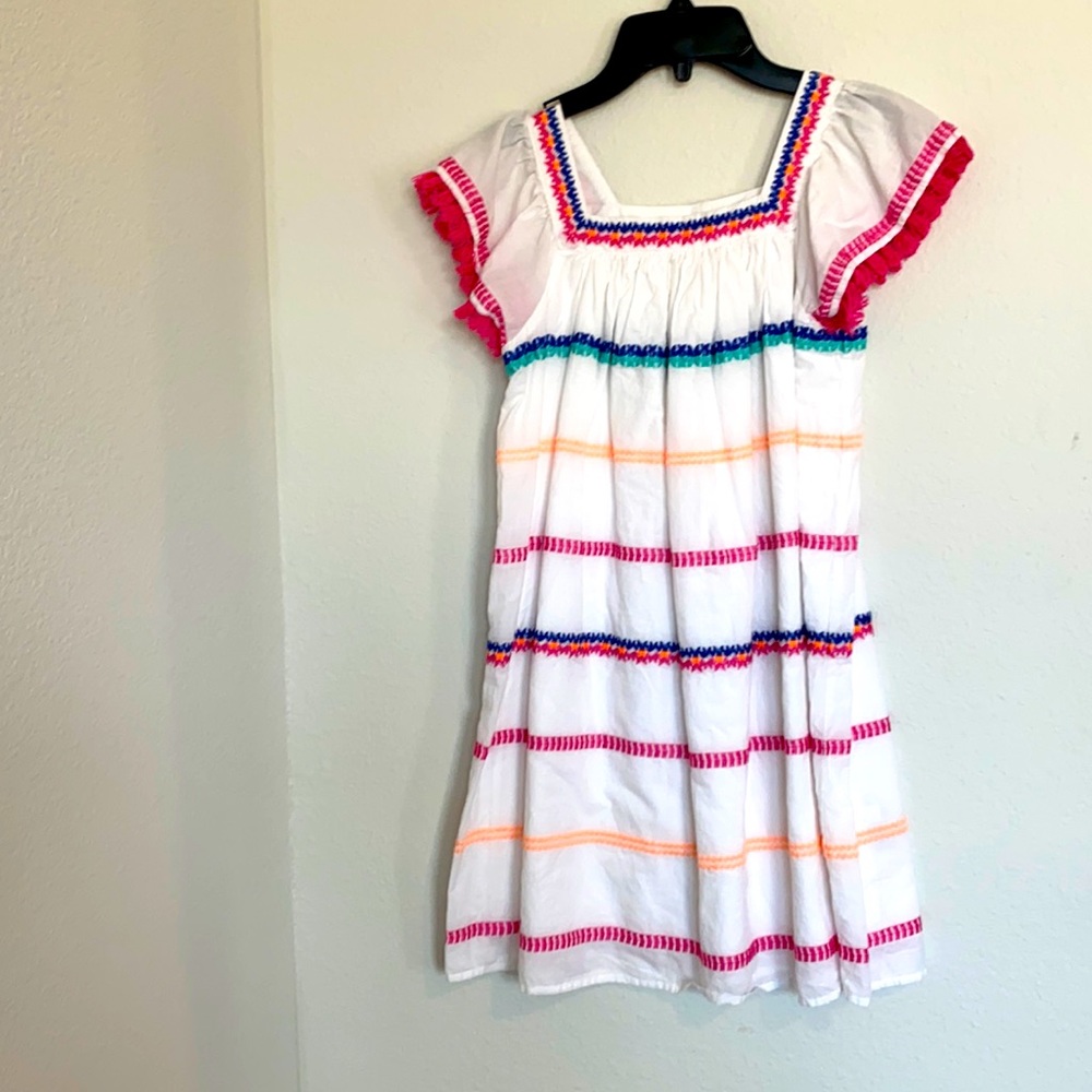 Girls embroidered summer dress